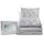 Giselle Bedding Queen 3-Piece Diamond Pintuck Quilt Cover Set, Grey - Premium Microfibre, Elegant and Breathable