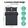Giselle Bedding King Quilt Cover Set, Classic Black - 100% Microfibre, 3-Piece, Pinch Pleated, Machine Washable
