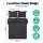 Giselle Bedding 100% Microfibre Super King Quilt Cover Set - Classic Black, 3-Piece, Luxuriously Soft & Breathable