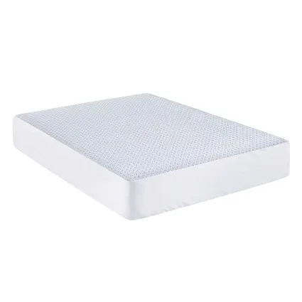Giselle Bedding Cooling & Waterproof Mattress Protector Double Size, 200gsm PE Fabric, Deep Pocket 35cm, Soft & Quiet