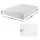 Giselle Bedding Waterproof Cotton Mattress Protector Double with Quilted Cover and 40cm Deep Fitted Skirt White