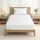 Giselle Bedding Waterproof Mattress Protector King Single 100% Cotton Quilted 40cm Deep Fitted White