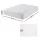 Giselle Bedding Waterproof Cotton Mattress Protector Queen 40cm Deep Fitted Skirt White Quilted Cover