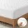 Giselle Bedding Waterproof Mattress Protector Single 100% Cotton Quilted Fitted Cover White 40cm Deep Skirt