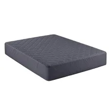 Giselle Bedding Water-Resistant Microfibre Mattress Protector Double - 360° Fit, Deep Pocket, Quiet Comfort, Grey