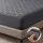 Giselle Bedding Water-Resistant Microfibre Mattress Protector Double - 360° Fit, Deep Pocket, Quiet Comfort, Grey