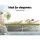 Giselle Bedding Foldable Mattress - Medium-Firm, High-Density Foam, 180x70cm, Breathable Cover, Portable & Versatile