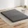 Giselle Bedding Foldable Double Mattress - Dark Grey Linen, High-Density Foam, 190x130cm, Washable Cover, Sofa Bed
