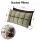 Giselle Bedding Double Headboard Pillow with Storage Wedge Reading Backrest Chenille Cushion with Adjustable Filling