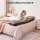 Giselle Bedding King Headboard Pillow with Storage and Adjustable Chenille Bed Rest Cushion