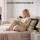 Giselle Bedding Headboard Pillow with Double-Layer Storage, Adjustable Filling and Chenille Reading Backrest Cushion