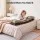 Giselle Bedding Headboard Pillow with Double-Layer Storage, Adjustable Filling and Chenille Reading Backrest Cushion