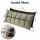 Giselle Bedding Headboard Pillow with Double-Layer Storage, Adjustable Filling and Chenille Reading Backrest Cushion