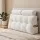 Giselle Bedding Double Wedge Pillow Headboard with Shredded Foam and Corduroy Cover
