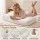 Giselle Bedding King Single Wedge Headboard Pillow with Shredded Foam, Corduroy Cover and Side Pockets