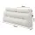 Giselle Bedding Queen Headboard Pillow with Shredded Foam Corduroy Cover and Side Pockets