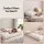 Giselle Bedding Queen Headboard Pillow with Shredded Foam Corduroy Cover and Side Pockets