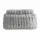 Giselle Bedding King Single Wedge Pillow Headboard with Washable Faux Rabbit Fur Cover Dual Pockets and Neck Roll