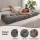 Giselle Bedding King Headboard Pillow Backrest Cushion with Shredded Foam Corduroy Cover and Side Pockets