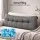 Giselle Bedding Headboard Pillow Queen Shredded Foam Backrest Cushion with Corduroy Cover and Side Pockets
