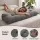 Giselle Bedding Headboard Pillow Queen Shredded Foam Backrest Cushion with Corduroy Cover and Side Pockets