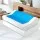 Giselle Bedding Contour Pillow Cool Gel Twin Pack - 2 High Density Memory Foam Pillows for Neck Support & Comfort