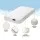 Giselle Bedding Baby Cot Mattress - 13cm Medium Firm, Bonnell Spring, Hypoallergenic, Double-Sided, 131x69cm