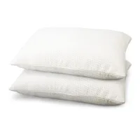 Giselle Bedding Memory Foam Pillow 13cm Thick Twin Pack with Shredded Viscoelastic Core