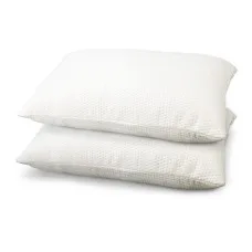Giselle Bedding Memory Foam Pillow 13cm Thick Twin Pack with Shredded Viscoelastic Core