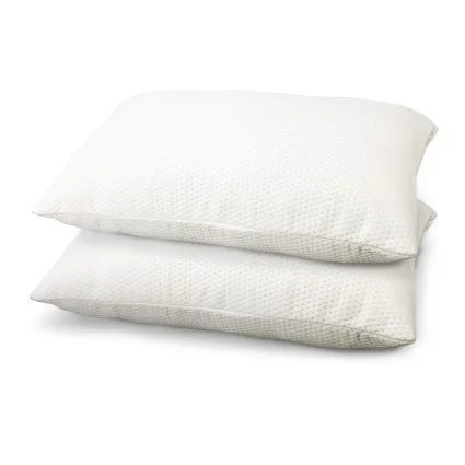 Giselle Bedding Memory Foam Pillow 13cm Thick Twin Pack with Shredded Viscoelastic Core