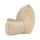 Giselle Bedding Oatmeal Reading Pillow with Armrests – Faux Suede, 1.5kg Hollowfibre, 49x49x15cm, Perfect for Dorm
