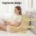 Giselle Bedding Oatmeal Reading Pillow with Armrests – Faux Suede, 1.5kg Hollowfibre, 49x49x15cm, Perfect for Dorm