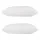 Giselle Bedding Duck Feather Down Pillow Twin Pack 1kg Fill 100% Cotton Shell Hypoallergenic 75x50cm Luxury Pillows