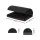 Giselle Bedding Memory Foam Footrest Cushion, Adjustable Height, Soft Plush Fabric, Non-Slip, 45x32x16cm, Black
