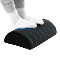 Giselle Bedding Memory Foam Footrest Cushion - 43x26x12cm, Soft Plush, Non-Slip, Machine Washable, Supports Relaxation