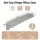 Giselle Bedding Double Bed Wedge Pillow 25D Foam Gap Filler with Side Pockets and Washable Cover for Headboards