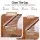 Giselle Bedding Double Bed Wedge Pillow 25D Foam Gap Filler with Side Pockets and Washable Cover for Headboards