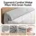 Giselle Bedding Double Bed Wedge Pillow 25D Foam Gap Filler with Side Pockets and Washable Cover for Headboards
