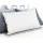 Giselle Bedding Goose Feather Down Pillows Twin Pack 1kg Filling, 100% Cotton Cover, Hypoallergenic, 75x50cm, White