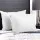 Giselle Bedding Goose Feather and Down Pillow Twin Pack, 1kg Fill, 100% Cotton, Hypoallergenic, 75x50cm, White