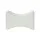 Giselle Bedding Memory Foam Knee Pillow - Ergonomic Contoured Design, 40D Density, Rayon Cover, 32x18x20cm, Pain Relief