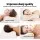 Giselle Bedding Natural Latex Pillow Set of 2 - 2-Zone Contour Design, Breathable, Eco-Friendly, Anti-Dust Mite, 60x40cm