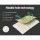 Giselle Bedding Natural Latex Pillow Classic Twin Pack - 100% Latex, Breathable, Eco-Friendly, Anti-Allergen, Set of 2