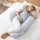 Giselle Bedding Cooling Pregnancy Pillow Adjustable Maternity Body Pillow 37x87 cm Support Back Belly Hips Blue