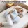 Giselle Bedding Cooling Pregnancy Pillow Adjustable Maternity Body Pillow 37x87 cm Support Back Belly Hips Blue