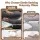 Giselle Bedding G‑Shape Pregnancy Pillow 131x70 cm Full Body Maternity Support Dark Grey (Removable Cover)