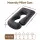 Giselle Bedding G‑Shape Pregnancy Pillow 131x70 cm Full Body Maternity Support Dark Grey (Removable Cover)