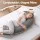 Giselle Bedding L-Shaped Pregnancy Pillow 63 x 115 cm Cotton Jersey Cover Grey for Side Sleeping Support