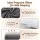Giselle Bedding L-Shaped Pregnancy Pillow 63 x 115 cm Cotton Jersey Cover Grey for Side Sleeping Support