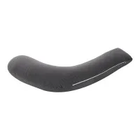 Giselle Bedding L-Shaped Pregnancy Pillow 63 x 115 cm Cotton Jersey Cover Grey for Side Sleeping Support